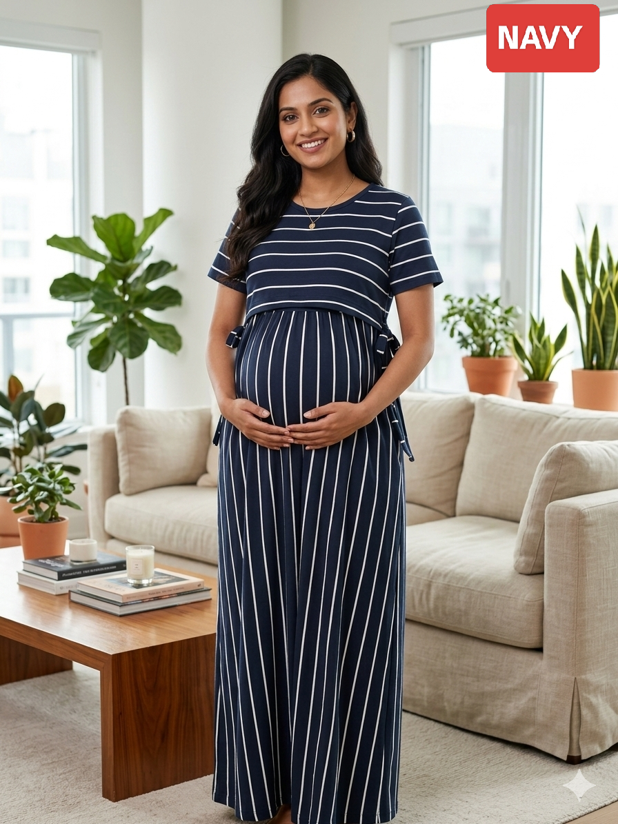 women’s maternity feeding maxi dress | soft cotton pregnancy & nursing nighty for daily wear ( plain violet ) (copy) women’s maternity feeding maxi dress | soft cotton pregnancy & nursing nighty for daily wear ( plain violet ) (copy)